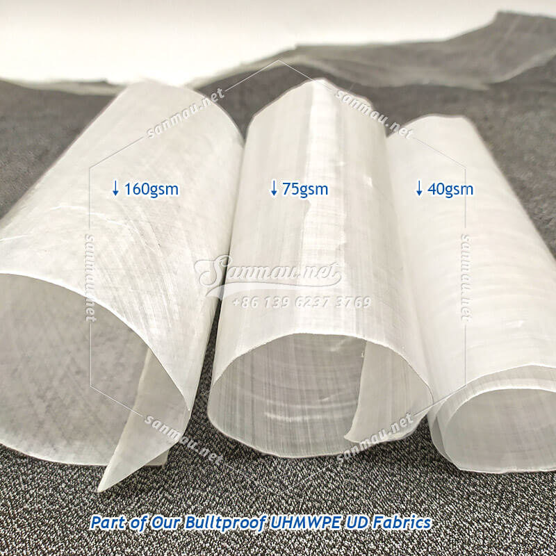 the different between every weight of UHMWPE UD fabric