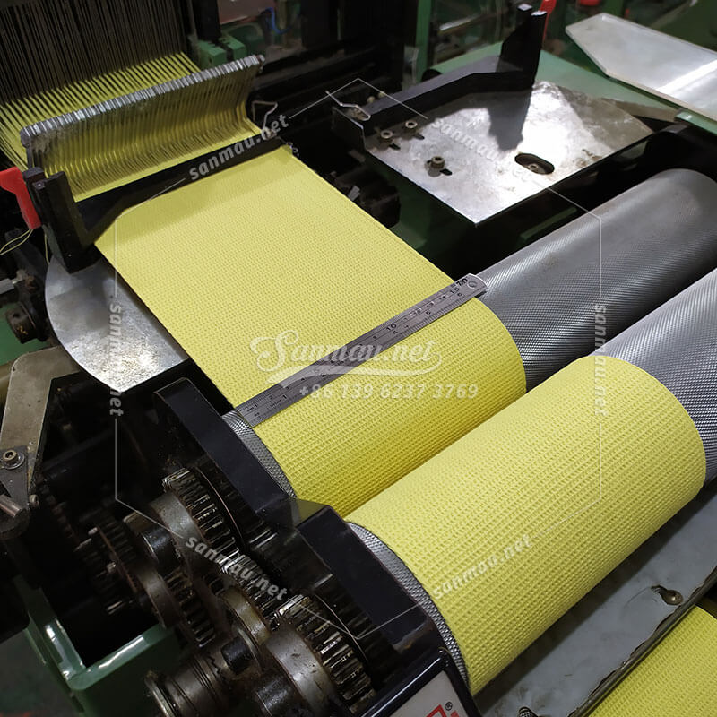 6inches width Kevlar webbing on producing, fireproof, flame-resistant, heat insulation narrow fabric