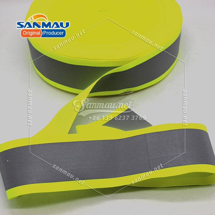 polyester yellow reflective tape for
