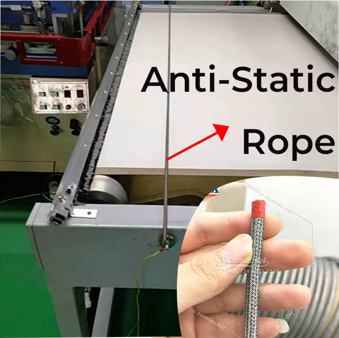 Anti-static rope static eliminator industrial static control rope Conductive rope Industrial Static Eliminator